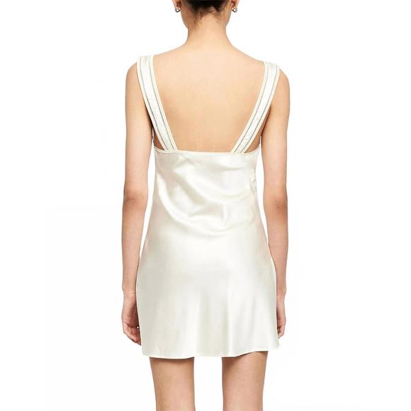 NEW LIONESS bel air lace mini dress in ivory - Picture 4 of 5